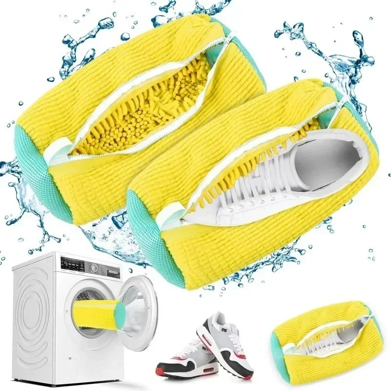 Sneaker Care Cleaning Kit - Reusable Shoe Washing Machine Bag for
