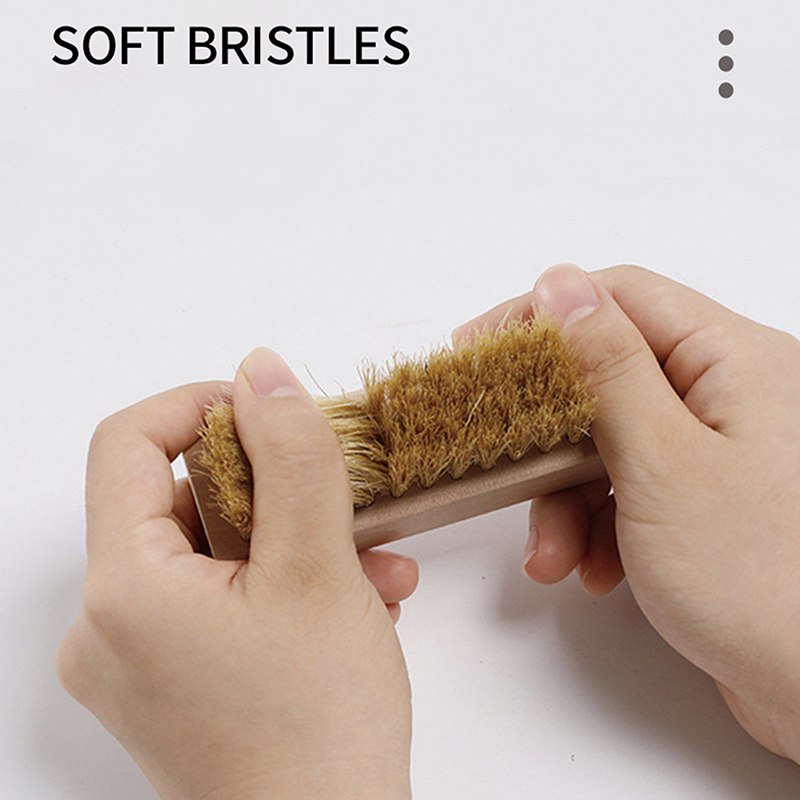Useful Wood Handle Shoe Brush  - Sneaker Care Cleaning Kit 评论和价格